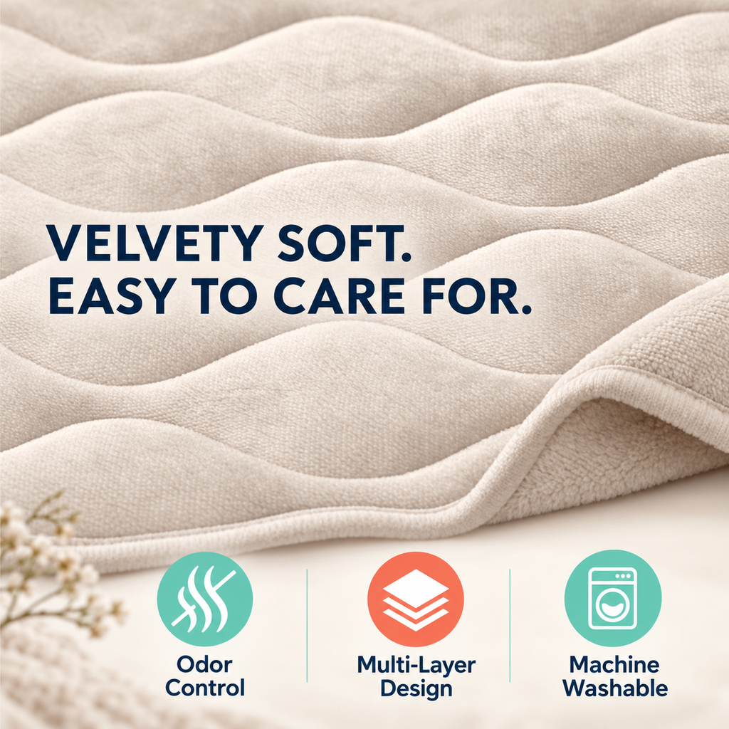 Cozy Waterproof Pet Crate Mat