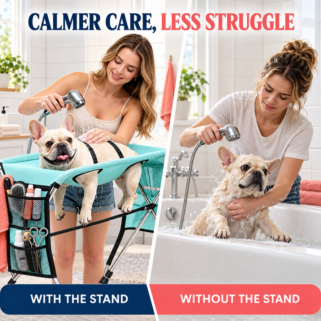 Foldable Pet Bathing Stand