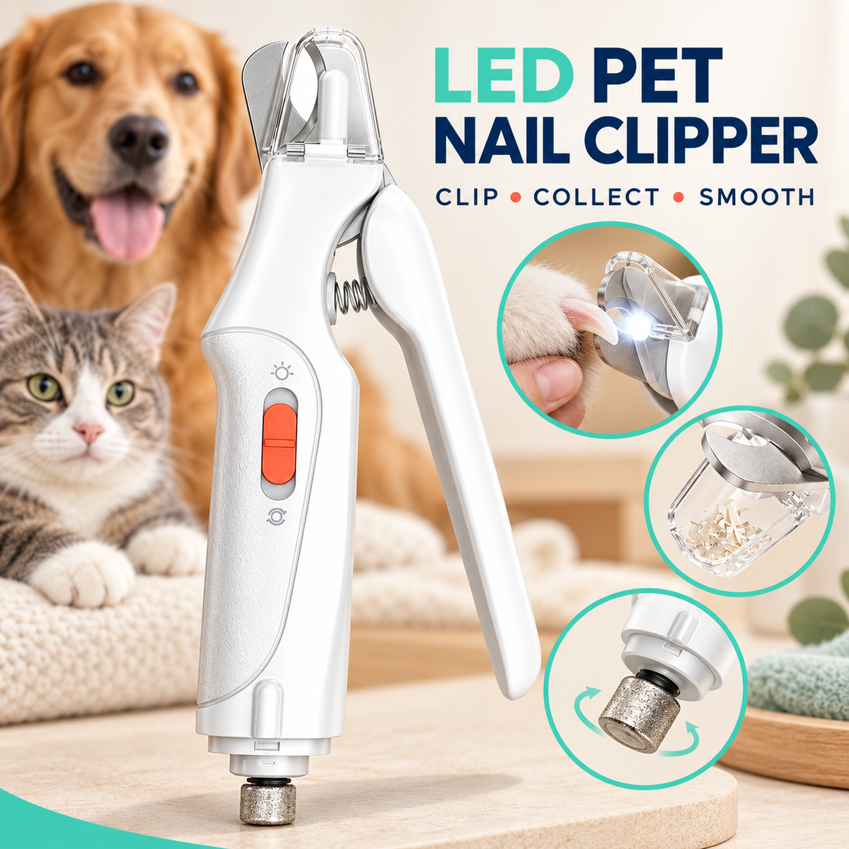 LED Pet Nail Clipper